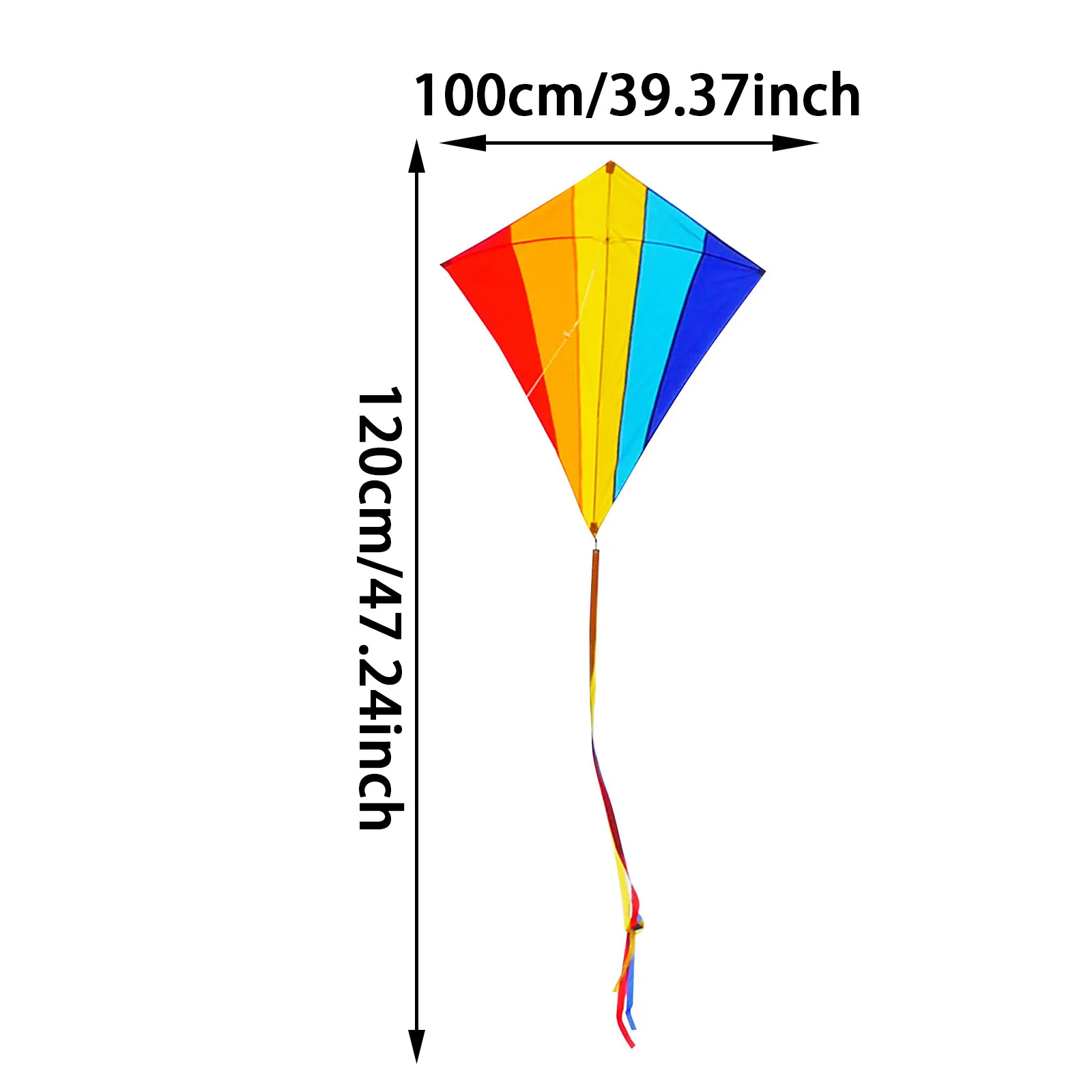 

New Long Tail Rainbow Kite Outdoor Kites Flying Toys Kite For Children Kids Outdoor Activities In Strong Or Light Wind