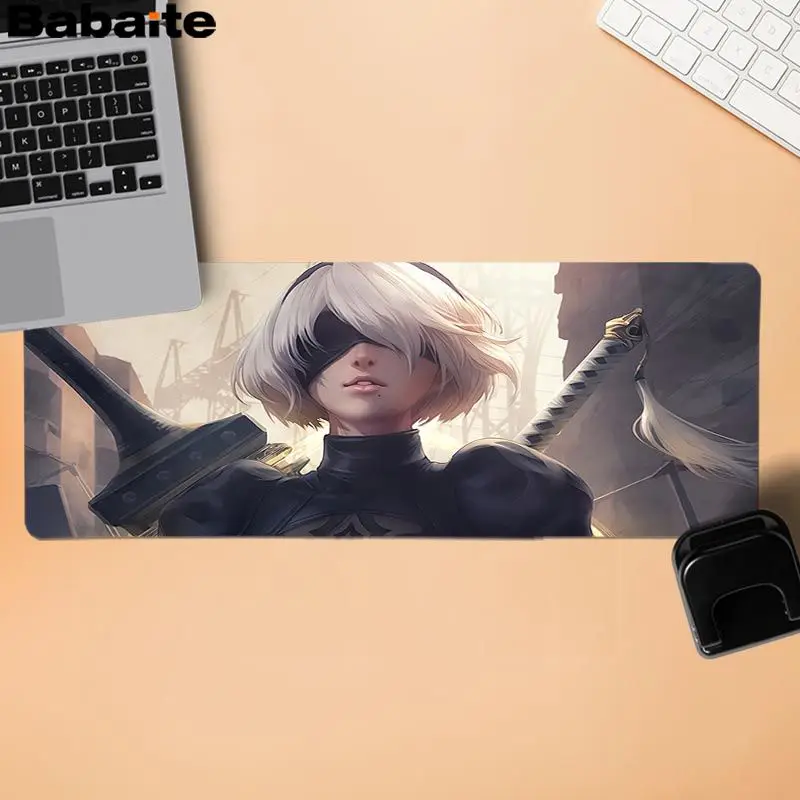 Babaite забавные NieR Automata индивидуальные коврики для мыши компьютерный Аниме Коврик