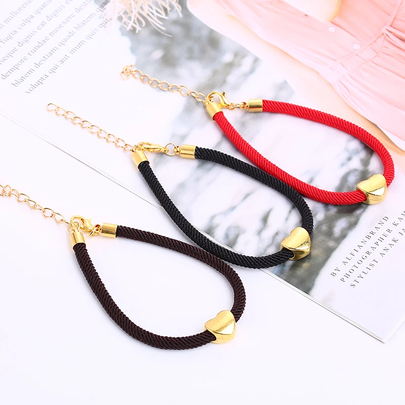Новинка 2019 модные браслеты для женщин и девушек винтажная Толстая веревочная