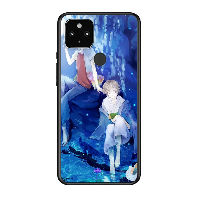 

Anime Hotarubi no mori e Soft TPU Silicone Black Cover For Google Pixel 5 4A 5G 4 XL Phone Case