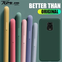 Original Liquid Silicone Case For Xiaomi Redmi Note Soft Candy Protective Cases For Redmi Note Pro Max K30 Pro Cover