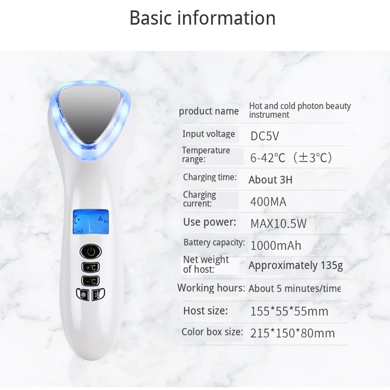 Mini Hifu Ultrasonic Beauty Device IPL Facial Skin Care Multifunction Rejuvenation Tightening Shrink Pores Face Clean | Красота и