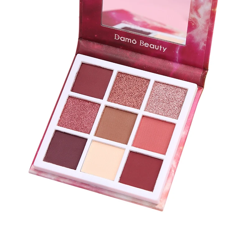 2 стиля Модная палитра теней для век 9 цветов матовые тени блестящих макияж
