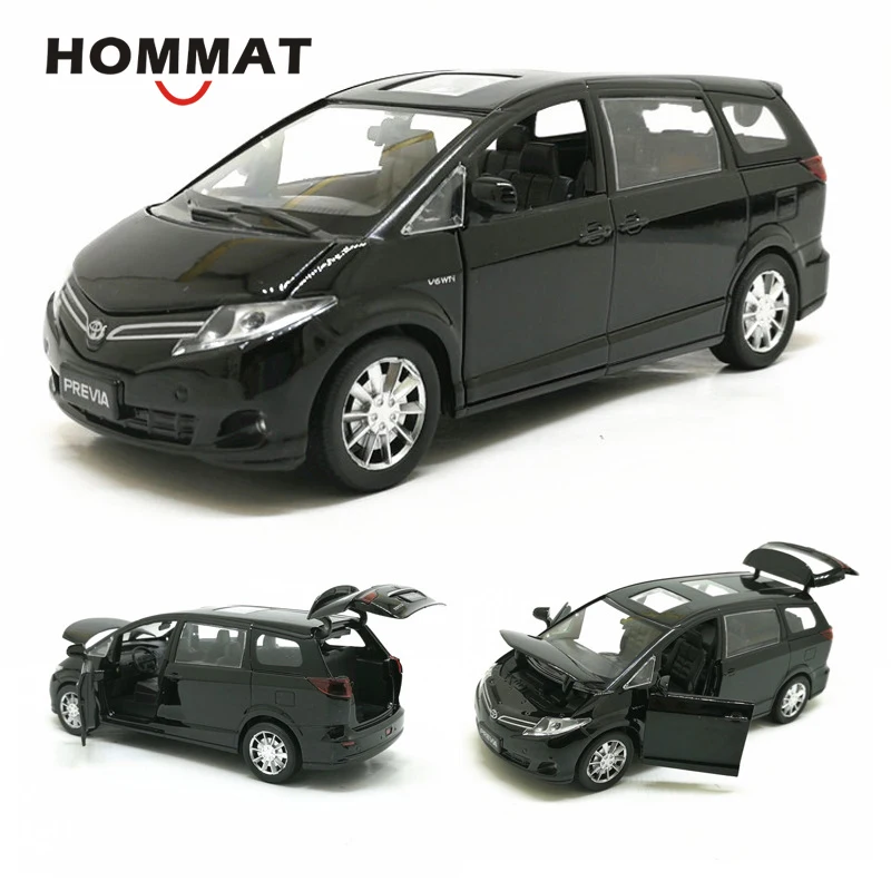 HOMMAT 1:32 весы Toyota Previa MPV сплав металла Diecasts & Toy транспортные средства моделирование