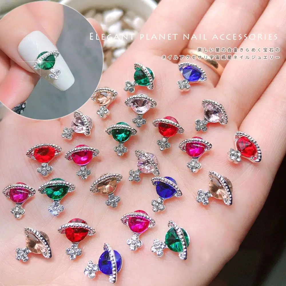 

Crystal Fashion Shiny Manicure Accessory DIY Nail Jewelry Planet Ornaments Nail Art Rhinestones 3D Nail Decorations