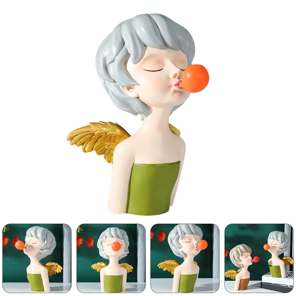 

Home Decoration Angel Bubble Girl Statue Wedding Gift Craft Resin Ornaments