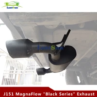 j151 magnaflow black series exhaust mango exhaust assembly muffler system for jeep wrangler jk 2007 2017 lantsun