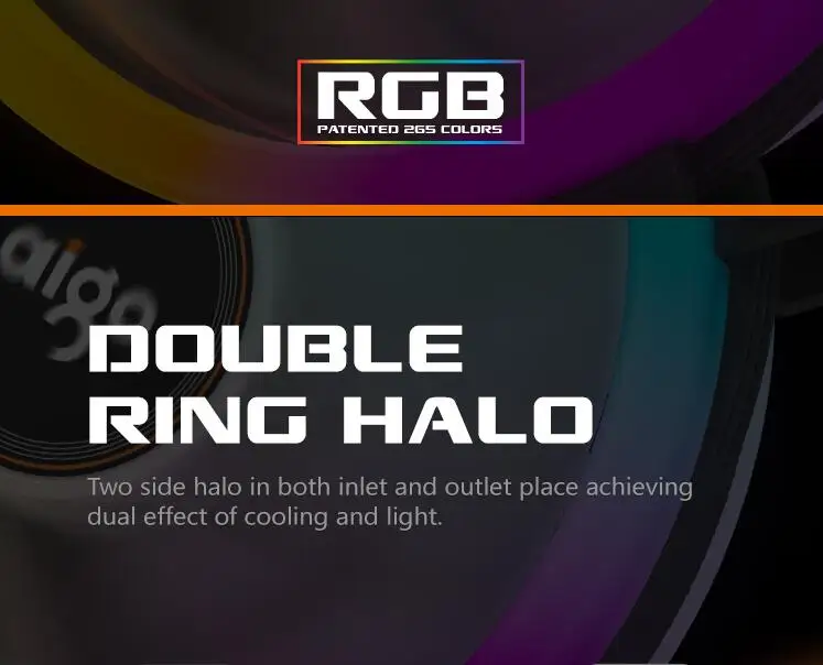 Aigo DR12 чехол для компьютера PC охлаждающий вентилятор светильник RGB регулируемый светодиодный 120 мм тихий+ ИК пульт дистанционного управления кулер вентилятор светодиодный светильник s Ламповые полосы
