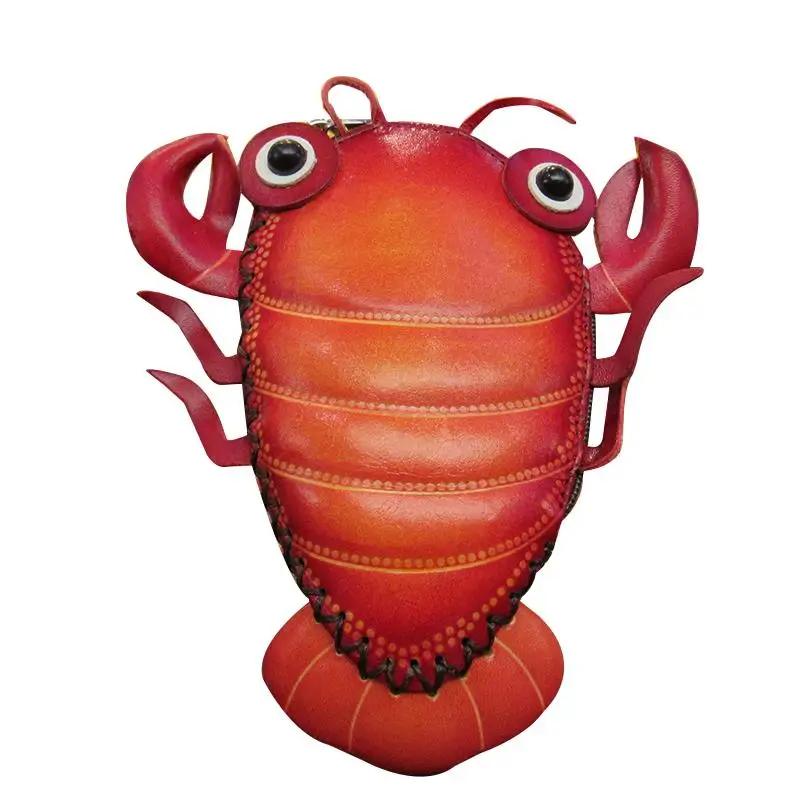 

Handmade leather zero wallet leather leisure zero wallet coin purse animal key bag of car keys clutch bag purses