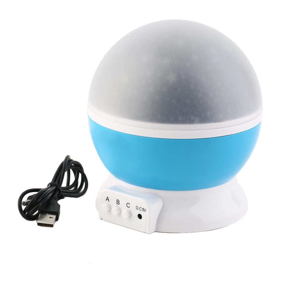 Новинка 2017 года 3-режимный светодиодный вращающийся Звездный светильник Цвет