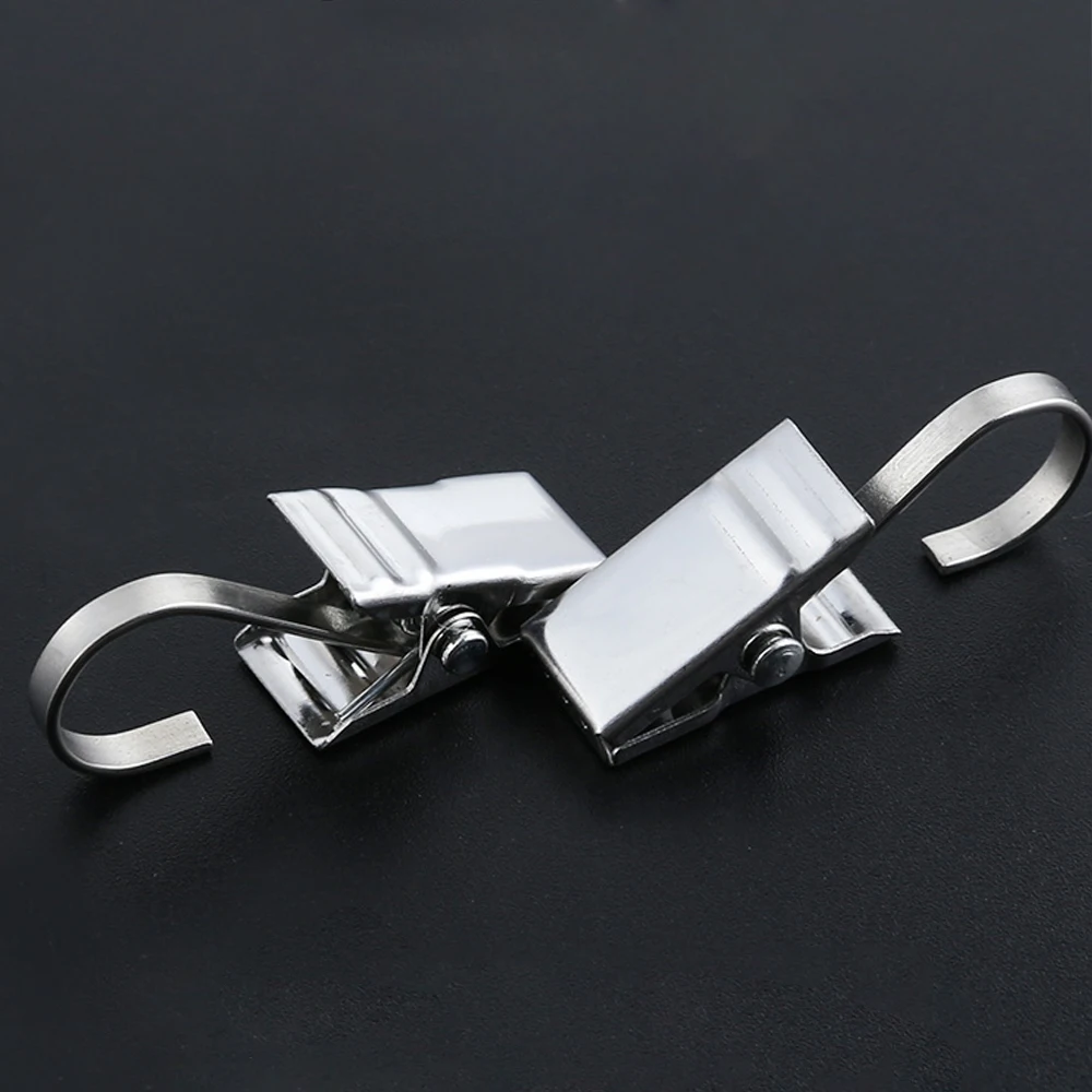 

20pcs/set stainless steel window hook clip shower curtain curtain clip curtain ring household tools decorative accessories