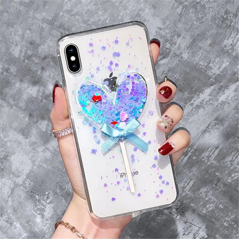 Корейский чехол для телефона с изображением леденца samsung A10 A20 A30 A40 A50 A60 A70 M10 M20