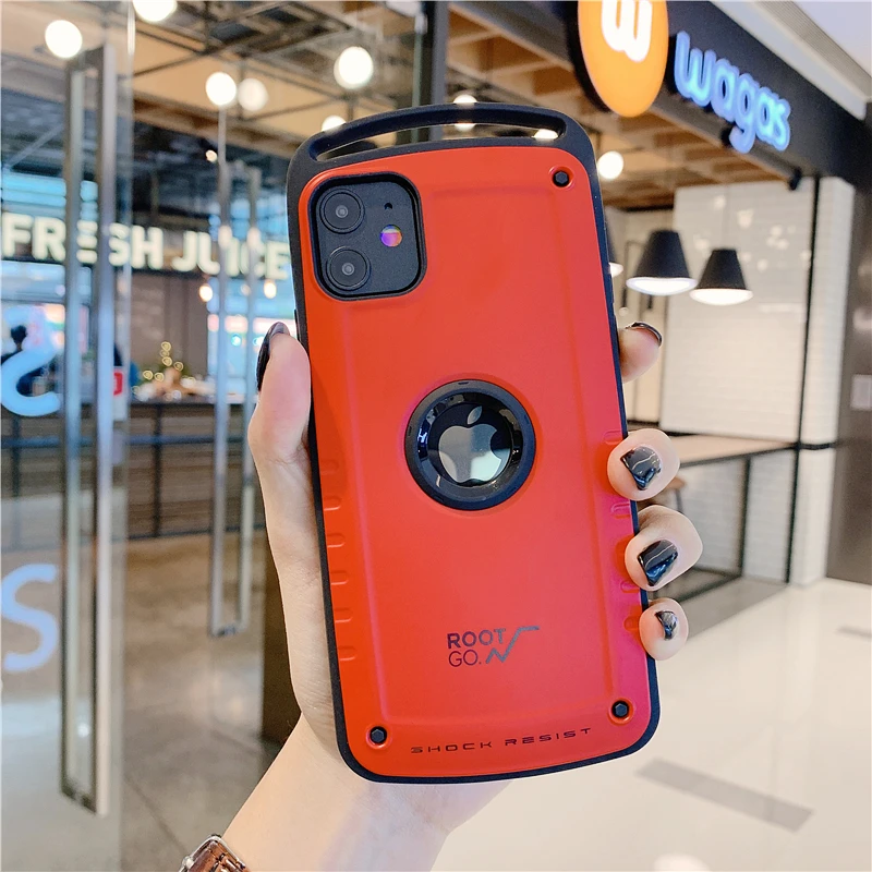 Противоударный чехол Root Go для iPhone 12 Pro Max X XR XS противоударный Mini 7 8Plus гибридный