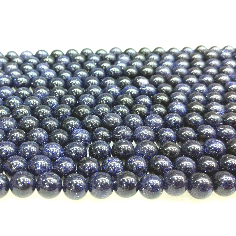 Бусины россыпью из натурального синего камня полусиние бусины 4-12 мм аксессуары