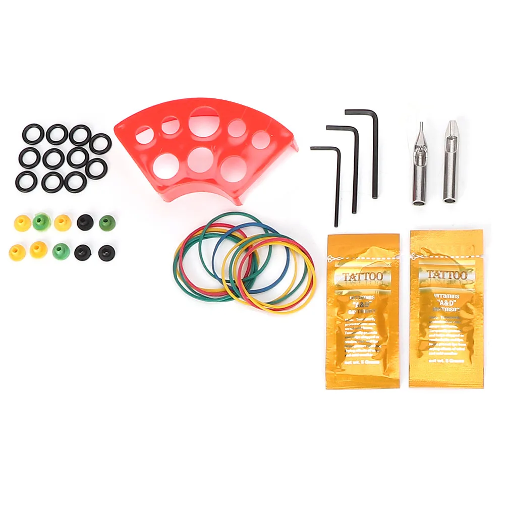 

Beginner Complete Tattoos Kit Tattoo Machines Black Ink Set Power Supplies Grips Body Art Tools Set Permanent Makeup Tattoos Set