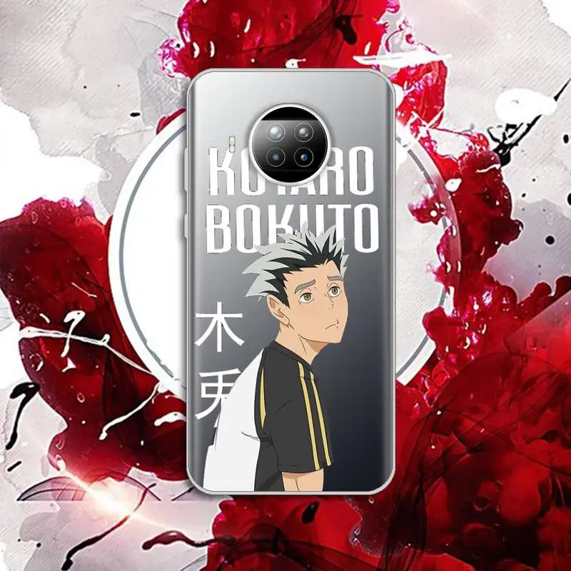 

haikyuu Poster volleyball Japan anime Phone Case Transparent for Xiaomi mi Redmi note 10 t 8 9 pro lite 11 Samsung S 8 9 10 20
