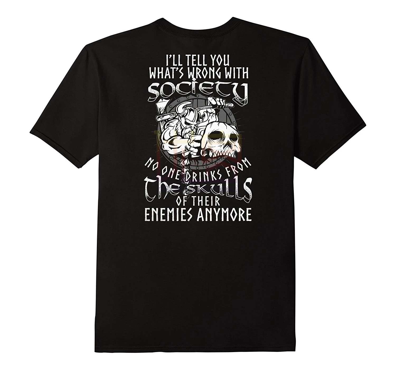 

Футболка с коротким рукавом в стиле хип-хоп, футболка с викингом «я скажу вам, что с обществом не так»