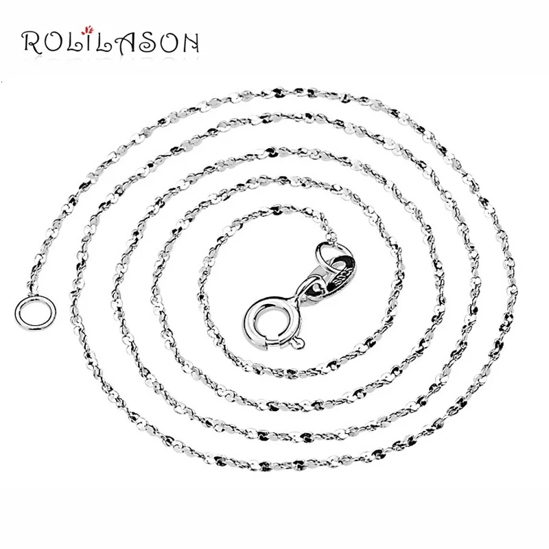 Ожерелье ROLILASON с цепочкой в виде неба и звезд из серебра 925 пробы 45 см 2017 SN103 |
