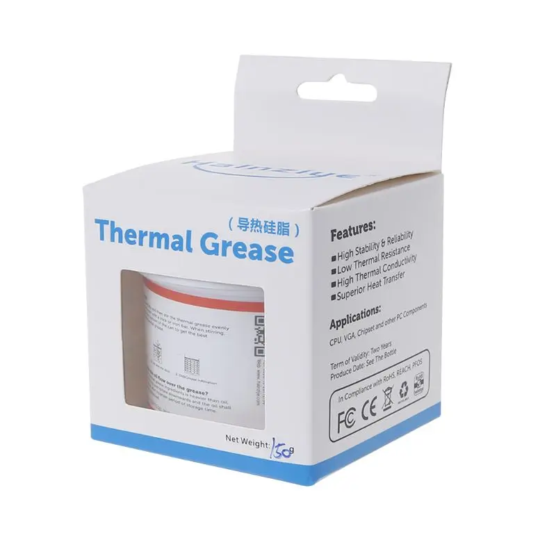 

Thermal Grease HY400 Compound Paste Heat Sink Conductive Silicone CPU VGA LED Chipset J2HC