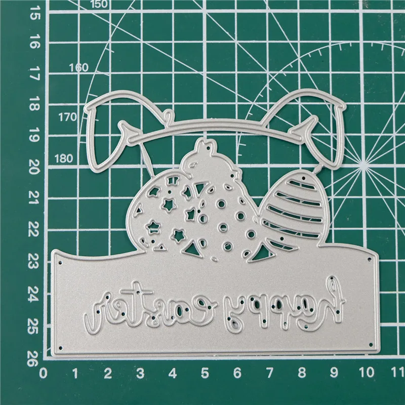 DiyArts Happy Easter Dies металлические Вырубные штампы для яиц новинка 2019 изготовления