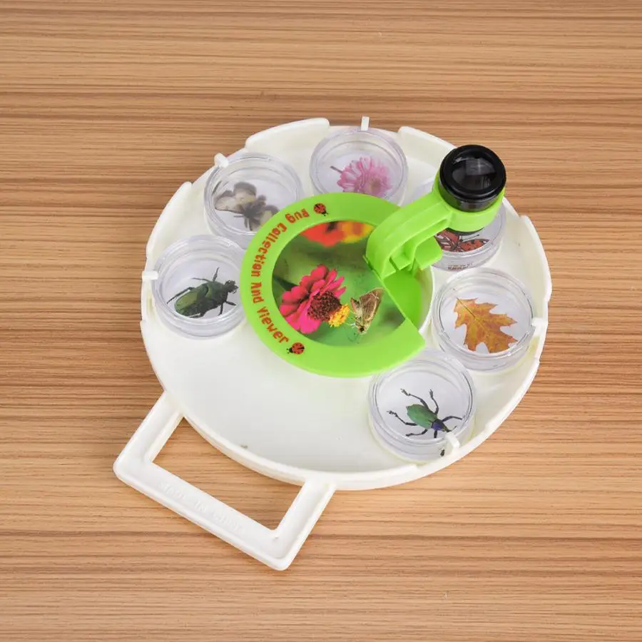 Увеличительное стекло для детских научных экспериментов игрушка наблюдения за