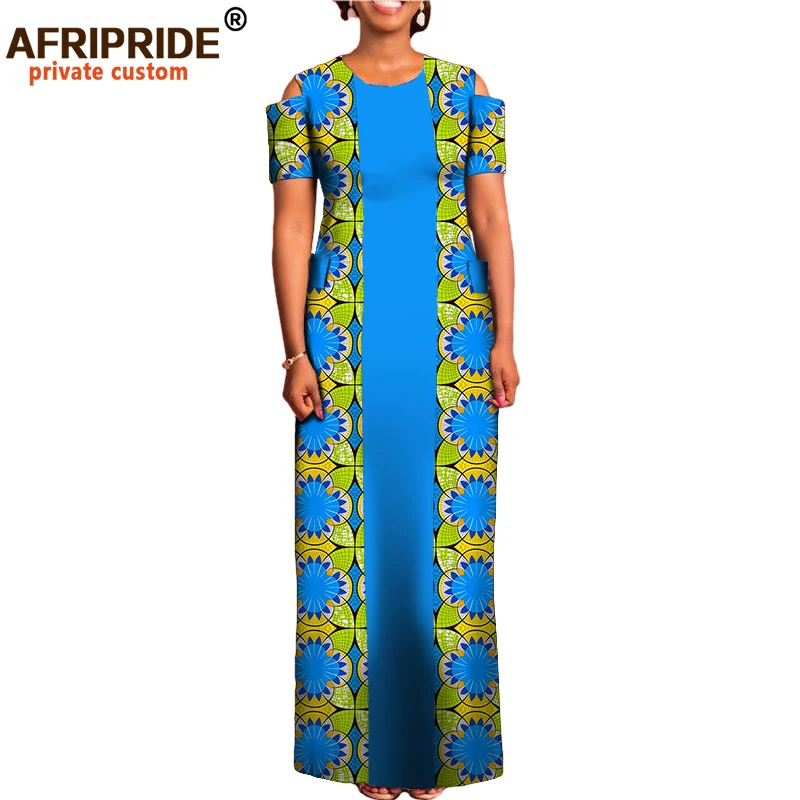 Осеннее Африканское женское прямое платье AFRIPRIDE private custom традиционное до