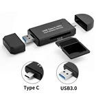 2 в 1 USB 3,0 OTG микро устройство для чтения карт SD TF высокоскоростной флеш-накопитель смарт-карта памяти Адаптер для Android компьютера ноутбука