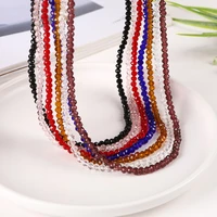 4mm new luxury crystal glass bead chain choker necklace imitation pearl short collar charm party beach jewelry gifts bijoux