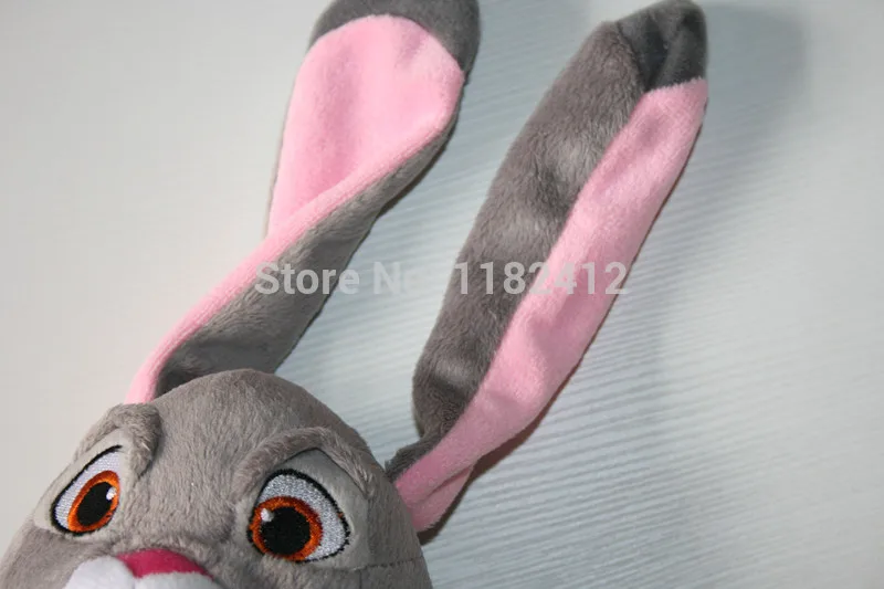 Милый кавайный кролик в виде клевера серый плюшевая игрушка 25 см плюшевые