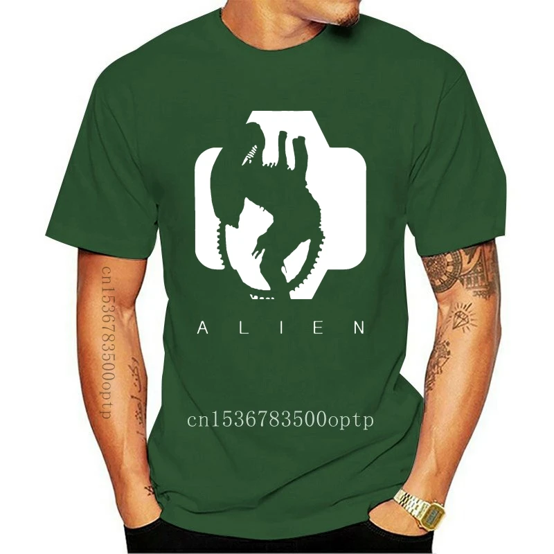 

New Men tshirt Alien Silhouette Pop Culture T Shirt women T-Shirt tees top