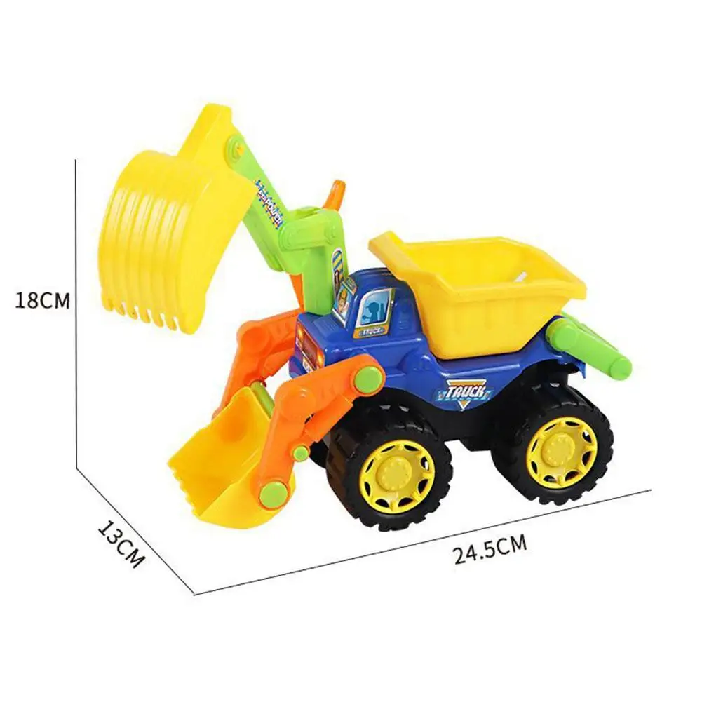 

Babies Beach Engineering Vehicles Construction Vehicles Toy Truck Excavator Bull Summer Seaside Dig Sand Shovel Soil Water Toys