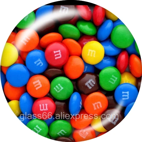 10 шт. смешанные M&M улыбающееся лицо 12 мм/18 мм/20 мм/25 мм круглые фото стекло кабошон демонстрационная плоская задняя часть делая результаты TL464 - Цвет: B6979
