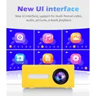 1080P AV HDMI-совместимый USB аудио T300 Pro светодиодный мини-проектор поддерживает проектор HD Домашний кинотеатр медиа-видео плеер