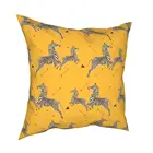 Обои с принтом зебры наволочки по мотивам фильма королевские тененбаумы, Wes Anderson минималистическая подушка, декоративная наволочка для кровати 45*45 см