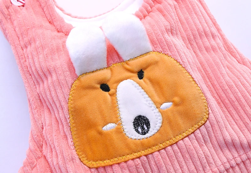 Комплект зимней одежды для маленьких девочек хлопковая плотная толстовка с