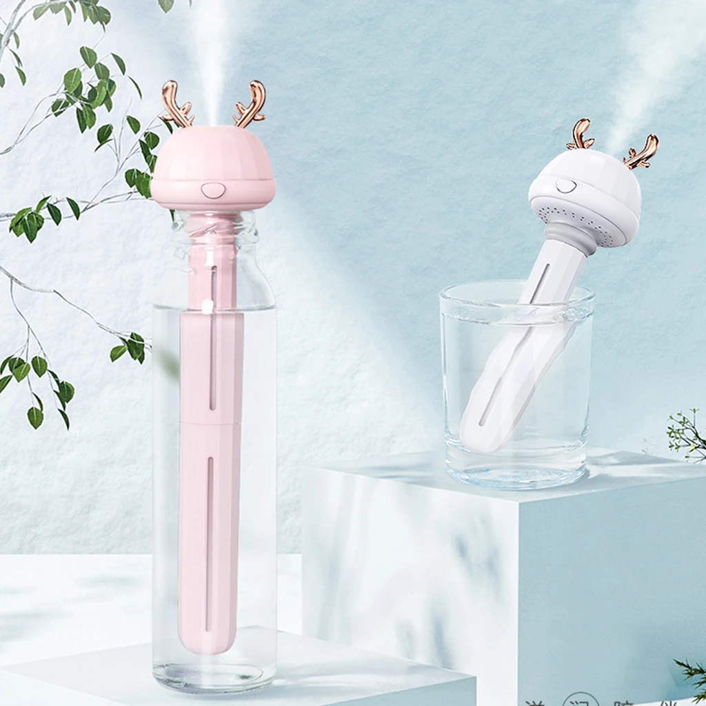 

Портативный USB-увлажнитель для бутылки с водой, распылитель воздуха, генератор тумана для автомобиля, офиса