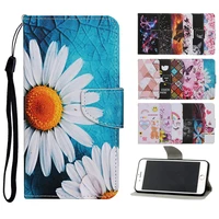 y5p y6p y7p case for etui huawei y5 y6 y7 y9 prime 2019 case cartoon animal plant flowers magnetic flip cover for huawei y5 2018