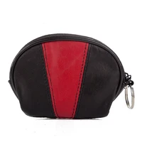 genuine leather coin purse semicircle sample factory direct mixed batch customization