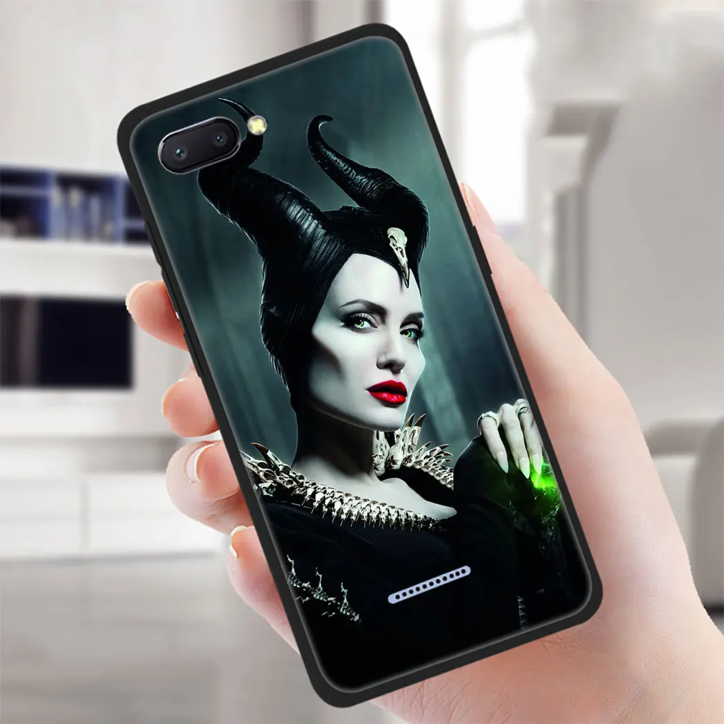 Мягкий силиконовый чехол Maleficent Angelina для Xiaomi Redmi Note 5 6 7 8 Pro 8T 4X 5A Prime TPU |
