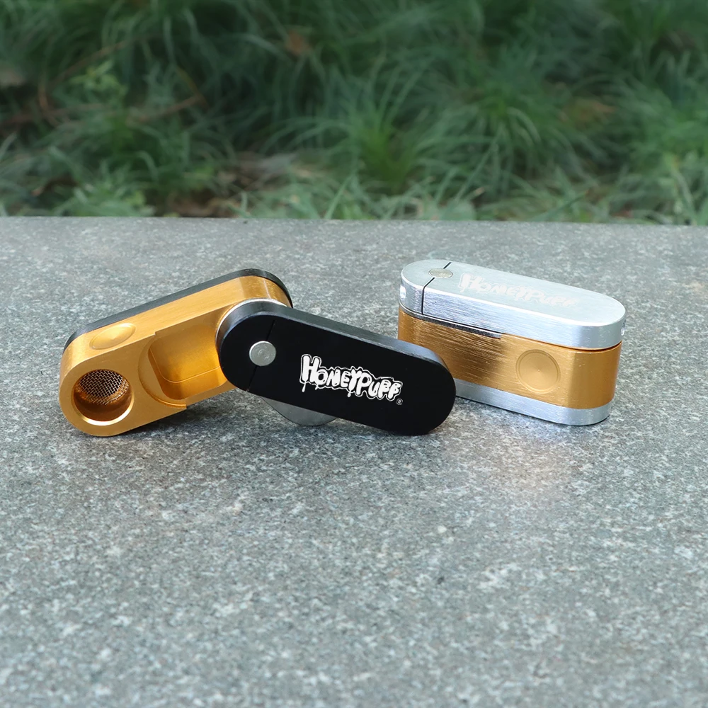 Бренд ''HORNET'' двухслойная металлическая Поворотная курительная