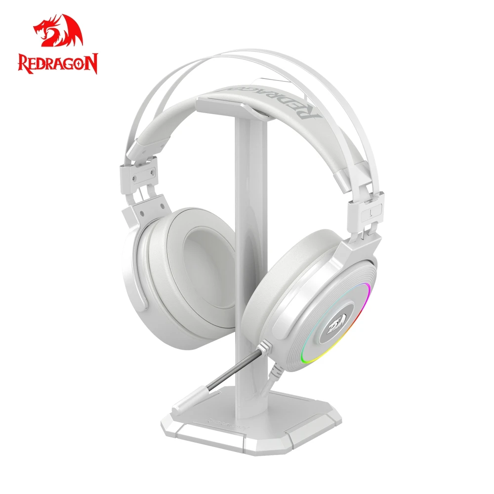 Игровые наушники Redragon Lamia2 RGB 7 1 USB гарнитура с микрофоном кронштейн для наушников
