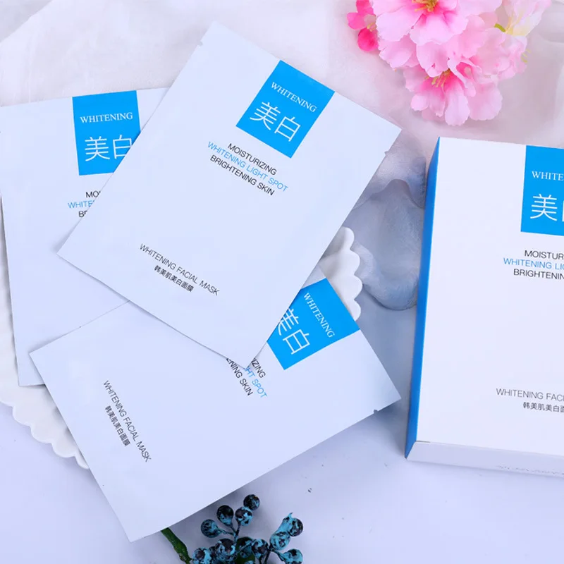 8 Pieces Whitening Mask Moisturizing and Brightening Silk |