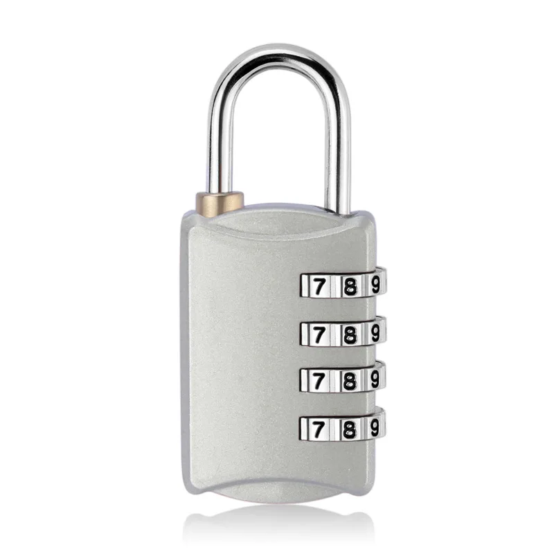 

1PC Password Lock Luggage Travel Lock 4 Dial Digit Password High Strength PC Zinc Alloy Suitcase Luggage Lock For Suitcase