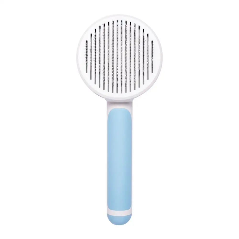 

Self Cleaning Slicker Brush Gently Removes Undercoat Loose Tangled Massage Particles Grooming Brush for Dog Cat