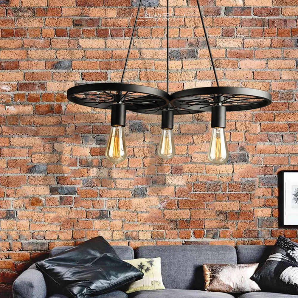 Винтажные подвесные светильники в стиле индастриал Современный Железный