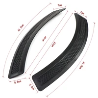 car wheel eyebrow arch decorative protector anti collision strip wheel arch scratch stickers rubber mouldings universal styling