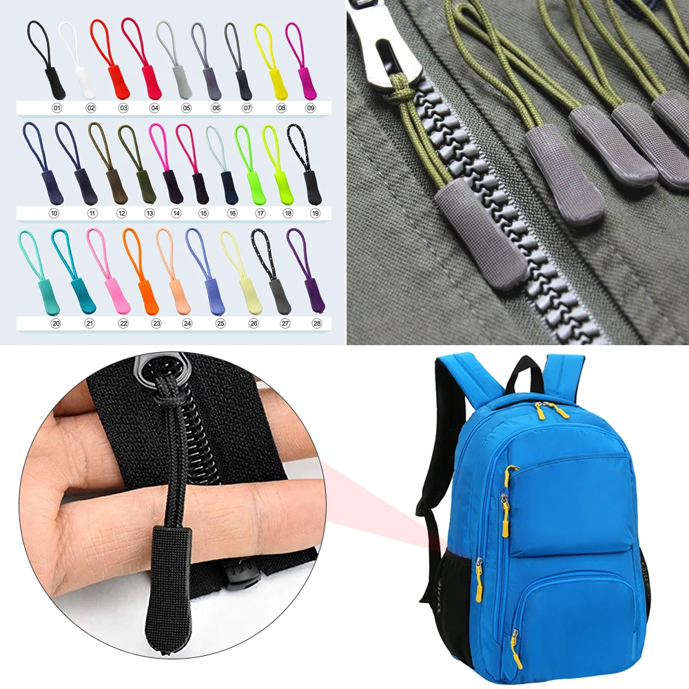 Новинка 10 шт. Съемник на молнии сменный зажим для путешествий открытом воздухе
