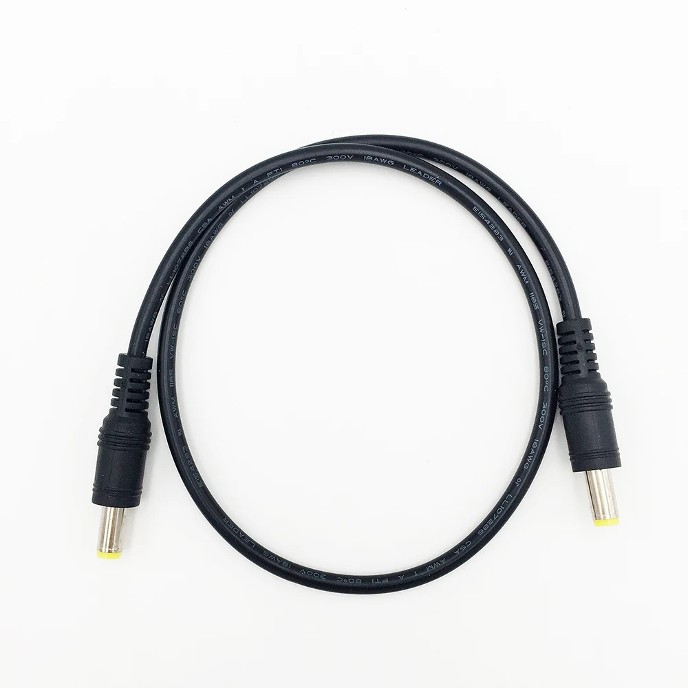 5 шт. DC 2 1 18AWG Штекерный разъем для расширения питания медный адаптер кабельного