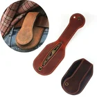 1 шт. модный кожаный поясной ремень петля для мужчин Чехол для мобильного телефона петля поясная сумка реквизит кожаный кошелек для телефона