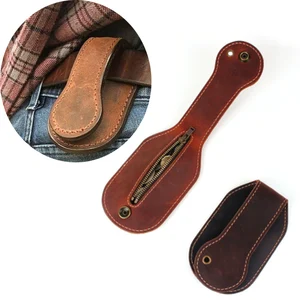 1 шт. модный кожаный поясной ремень петля для мужчин Чехол для мобильного телефона петля поясная сумка реквизит кожаный кошелек для телефона